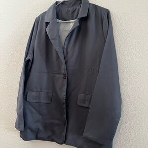 Chic Women's Charcoal Blazer